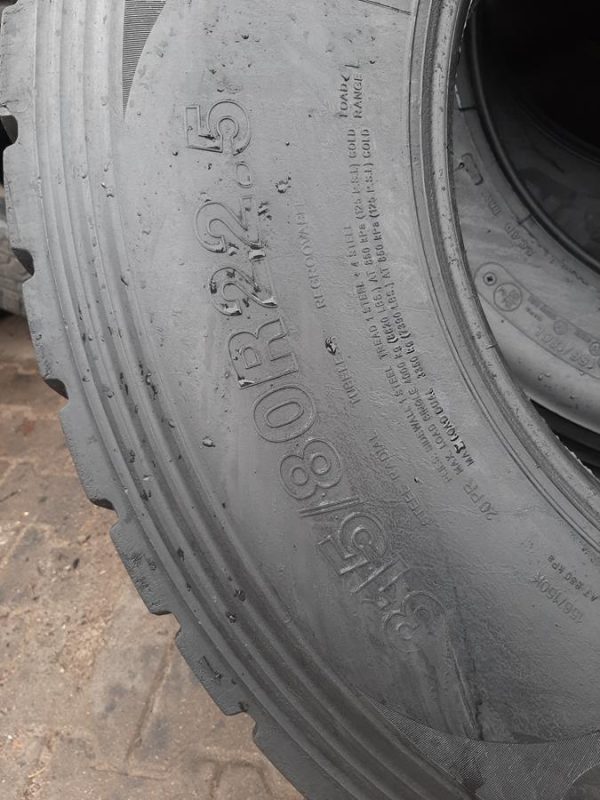 Opona używana ciężarowa 315/80R22.5 WELLPLUS POWER D+ 500zł C2423 - obrazek 3