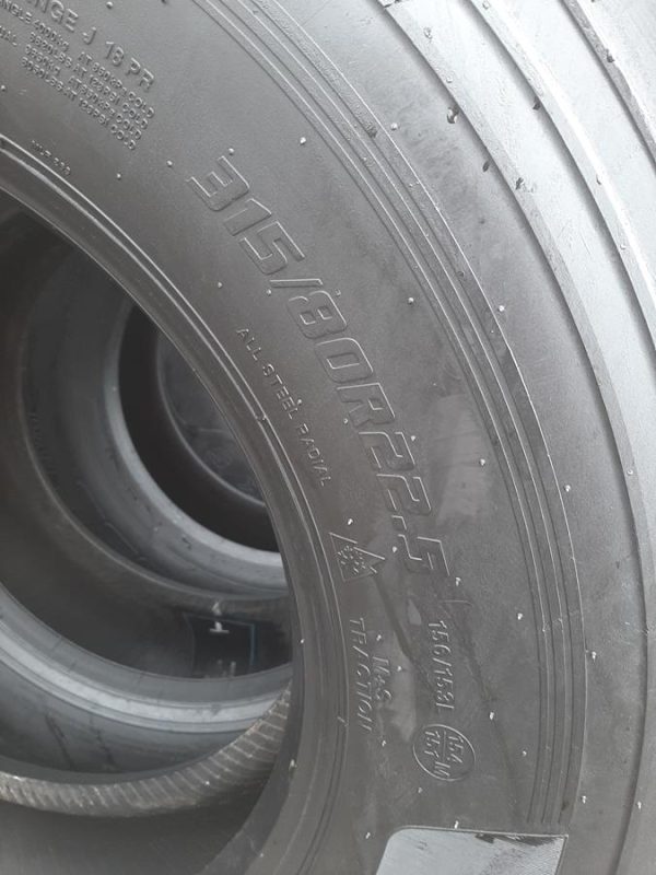 Opona używana ciężarowa 315/80R22.5 WESTLAKE 600zł C2424 - obrazek 3