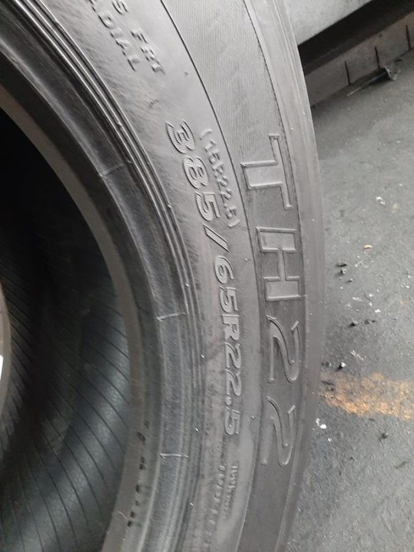 Opona używana ciężarowa 385/65R22.5 HANKOOK TH22; 600zł C2443 - obrazek 3