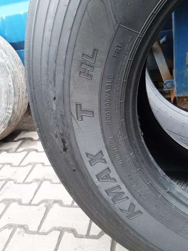 Opona używana ciężarowa 385/65R22.5 GOODYEAR K MAX T HL 580zł C2448 - obrazek 12