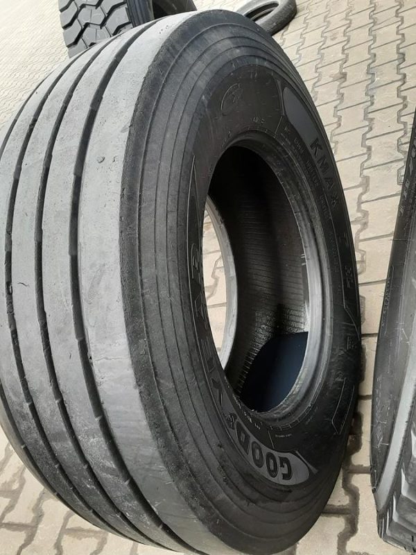 Opona używana ciężarowa 385/65R22.5 GOODYEAR K MAX T HL 580zł C2448 - obrazek 2