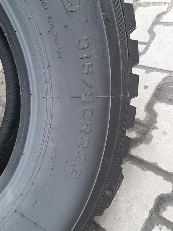 Opona używana ciężarowa 315/80R22.5 FULLRUN TB709D 650zł C2450 - obrazek 11