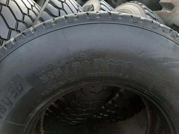 Opona używana ciężarowa 315/80R22.5 MICHELIN X MULTIWAY 3D XDE 600zł C2457 - obrazek 3