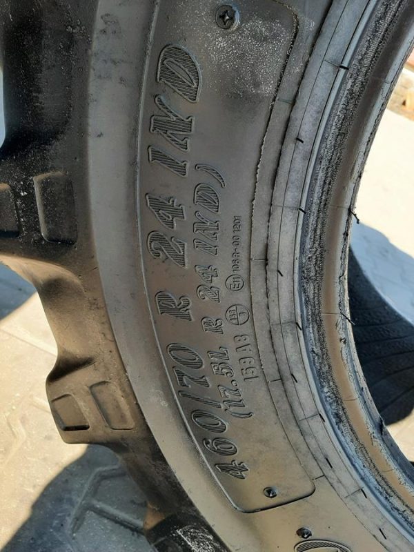 Opona używana rolnicza 460/70R24 17.5-24 ALLIANCE AGRO-INDUSTRIAL 570; 350zł W4294 - obrazek 3