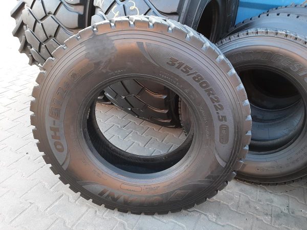Opona używana ciężarowa 315/80R22.5 OTANI OH 312+ OFF ROAD 680zł C2466 - obrazek 2