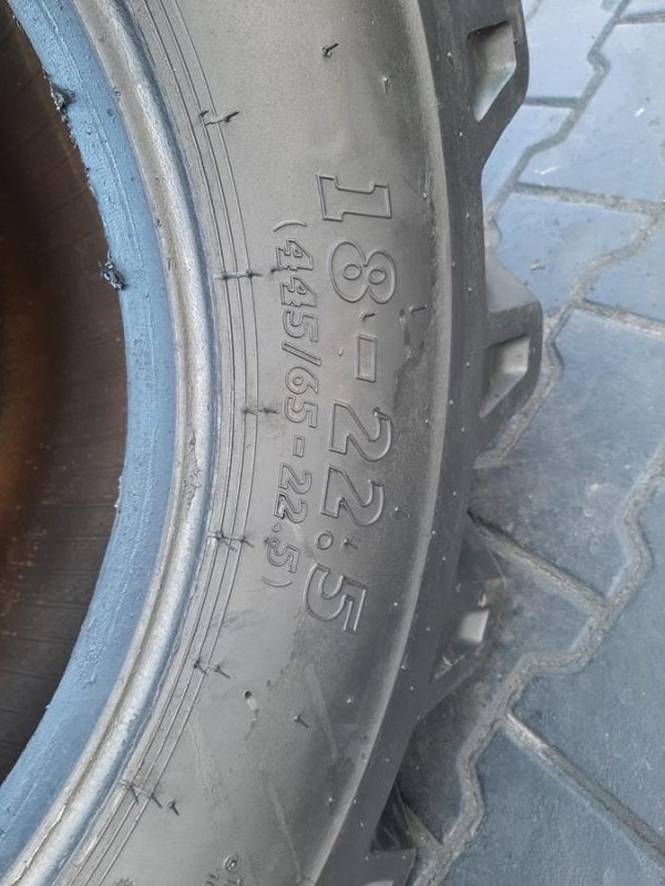 2x Opona używana przemysłowa 18-22.5 445/65-22.5 BKT MP590 900zł W4302 - obrazek 13
