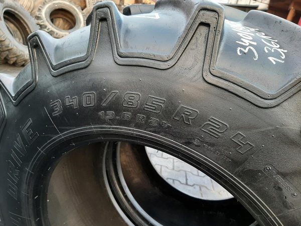2x Opona używana rolnicza 340/85R24 13.6R24 MITAS RD-01; 750zł W4305 - obrazek 15