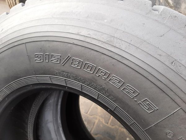 Opona używana ciężarowa 315/80R22.5 SAVA ORJAK MS 650zł C2433 - obrazek 3