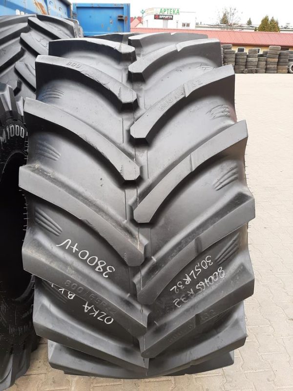 Opona używana rolnicza 800/65R32 30.5R32 OZKA AGRO 10; 3800zł W4312