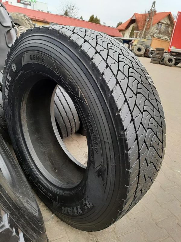 Opona używana ciężarowa 315/70R22.5 GOODYEAR KMAX 680zł C2437 - obrazek 13