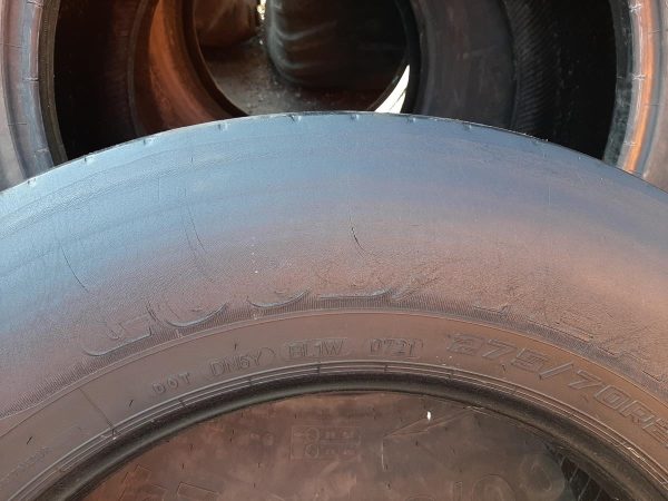Opona używana ciężarowa 275/70R22.5 GOODYEAR KMAX S 400zł C2460 - obrazek 9