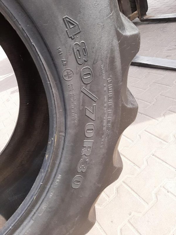 Opona używana rolnicza 480/70R30 GOODYEAR DT810; 500zł W4361 - obrazek 3