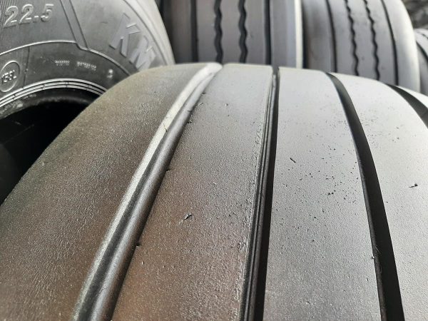 4x Opona używana ciężarowa 385/65R22.5 GOODYEAR FUELMAX T HL 300zł C2493 - obrazek 7