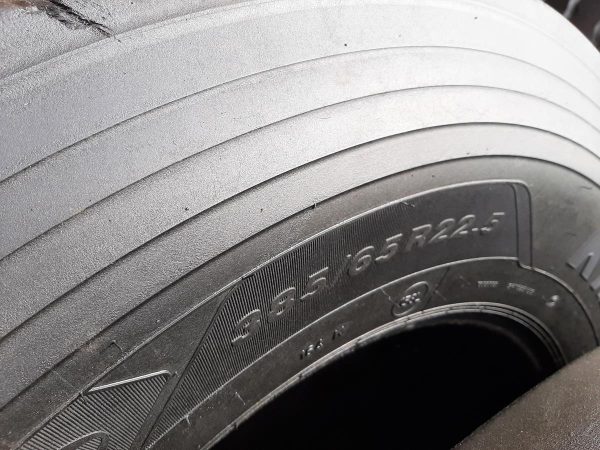 4x Opona używana ciężarowa 385/65R22.5 GOODYEAR FUELMAX T HL 300zł C2493 - obrazek 8