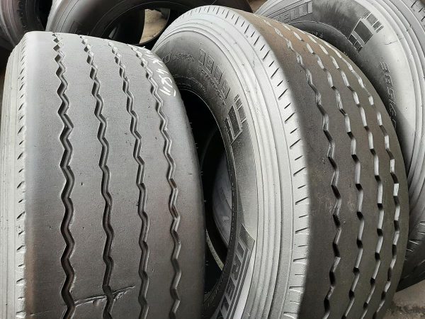 4x Opona używana ciężarowa 385/65R22.5 PIRELLI ITINERIS T90 250zł C2495 - obrazek 16