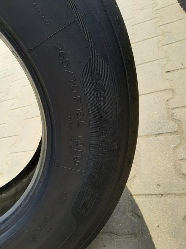 Opona używana ciężarowa 265/70R19.5 MICHELIN X MULTI Z 300zł C2498 - obrazek 3