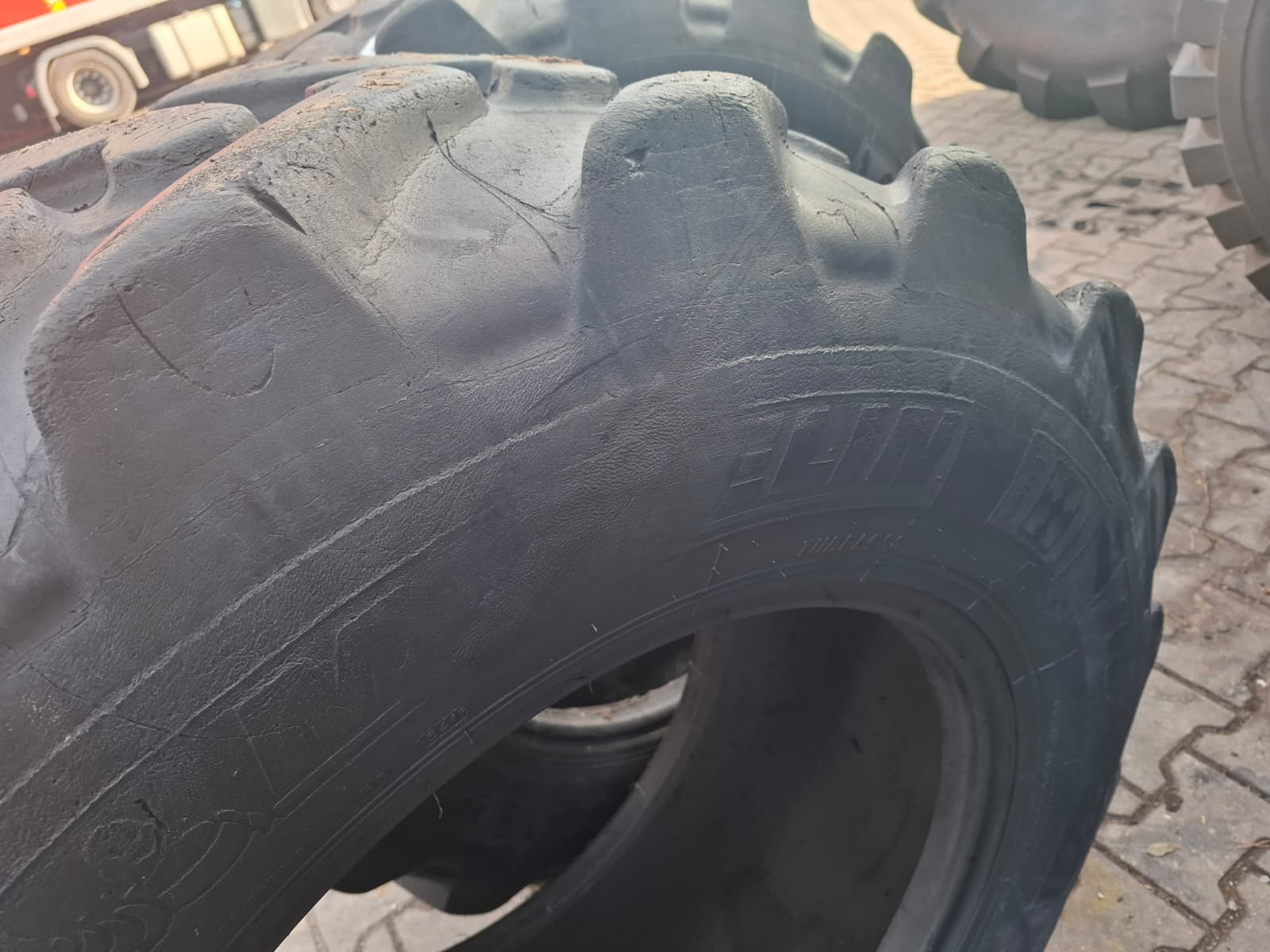 2x Opona używana przemysłowa 400/80-24 15.5/80-24 MICHELIN POWER CL 800zł W4340 - obrazek 9