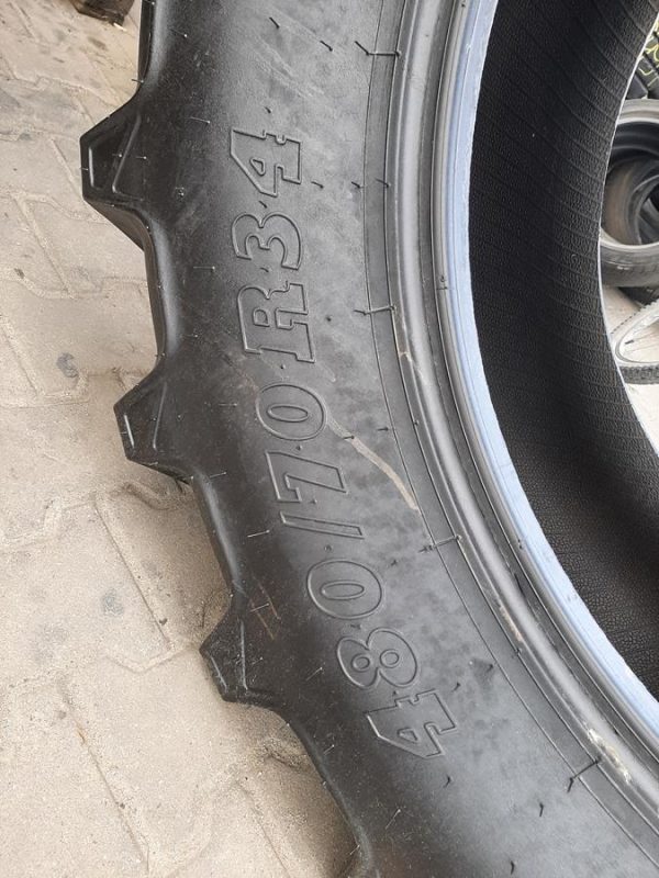 Opona używana rolnicza 480/70R34 BKT AGRIMAX RT765 1400zł W4417 - obrazek 3