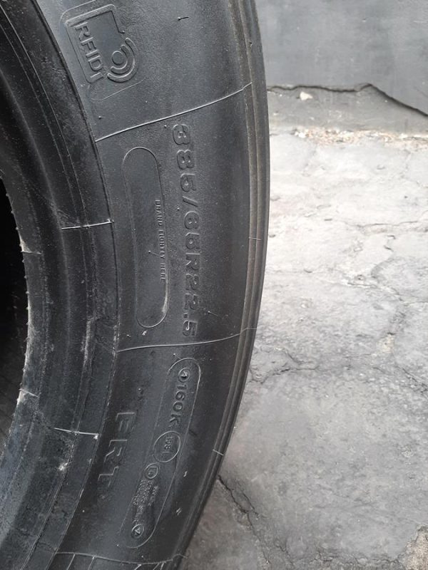 Opona używana ciężarowa 385/65R22.5 BRIDGESTONE DURAVIS R-TRAILER 002 800zł C2518 - obrazek 3