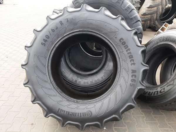 Opona używana rolnicza 540/65R28 CONTINENTAL CONTRACT AC65 1100zł W4425 - obrazek 2