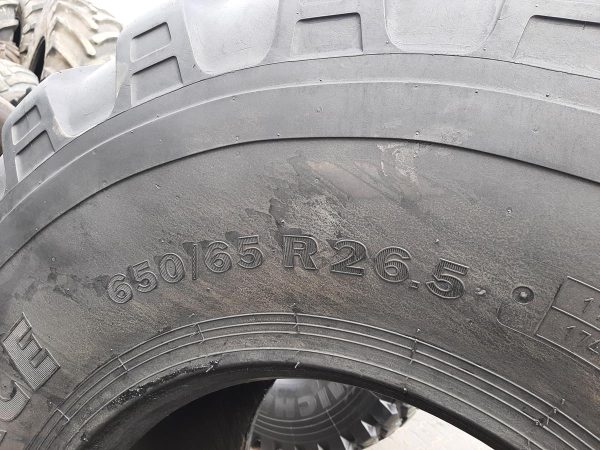 Opona używana rolnicza 650/65R26.5 ALLIANCE A-380; 1500zł W4427 - obrazek 3