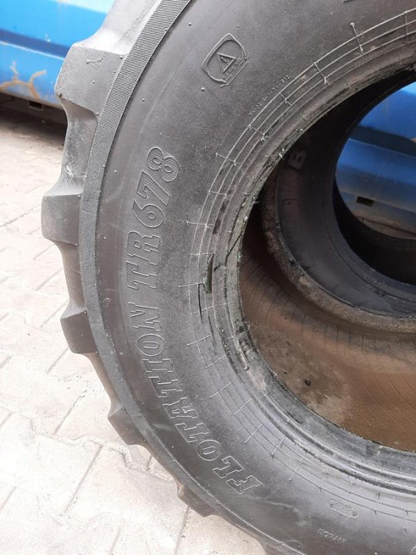 2x Opona używana rolnicza 650/45-22.5 BKT FLOTATION TR 678 1700zł W4430 - obrazek 11