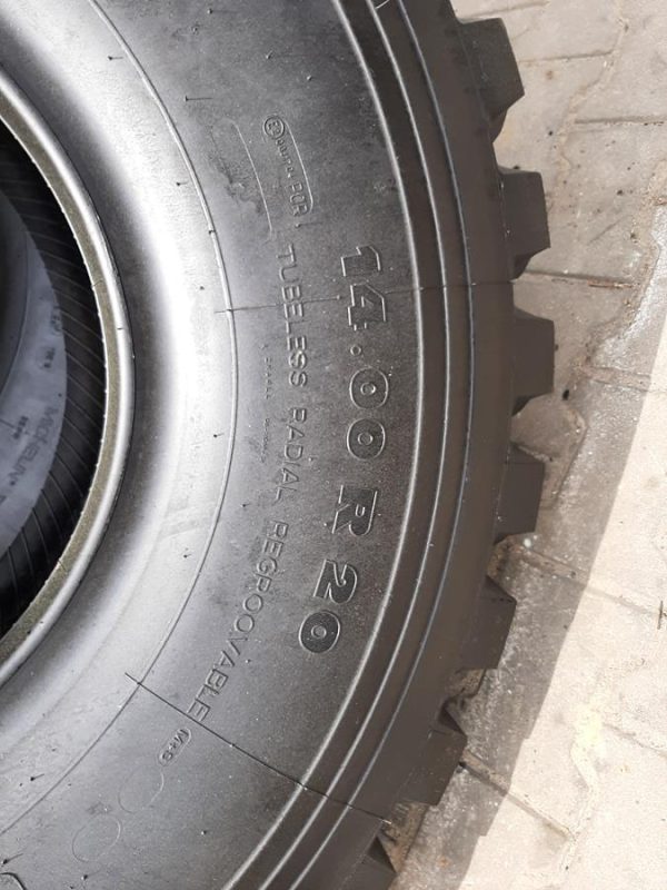 Opona używana przemysłowa 14.00R20 MICHELIN XZL+ 900zł W4434 - obrazek 3