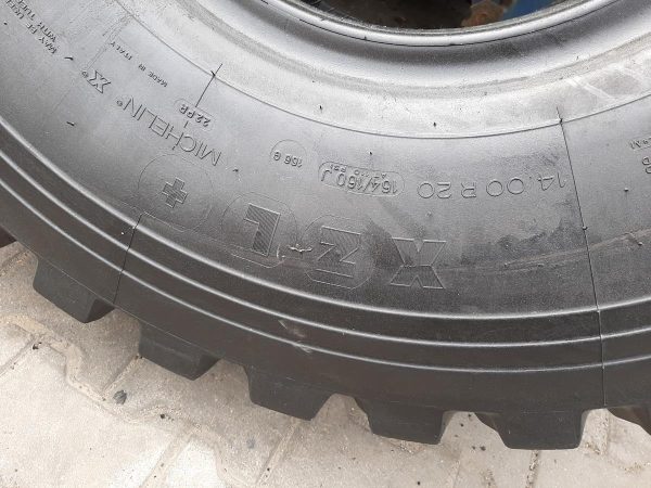Opona używana przemysłowa 14.00R20 MICHELIN XZL+ 800zł W4435 - obrazek 3