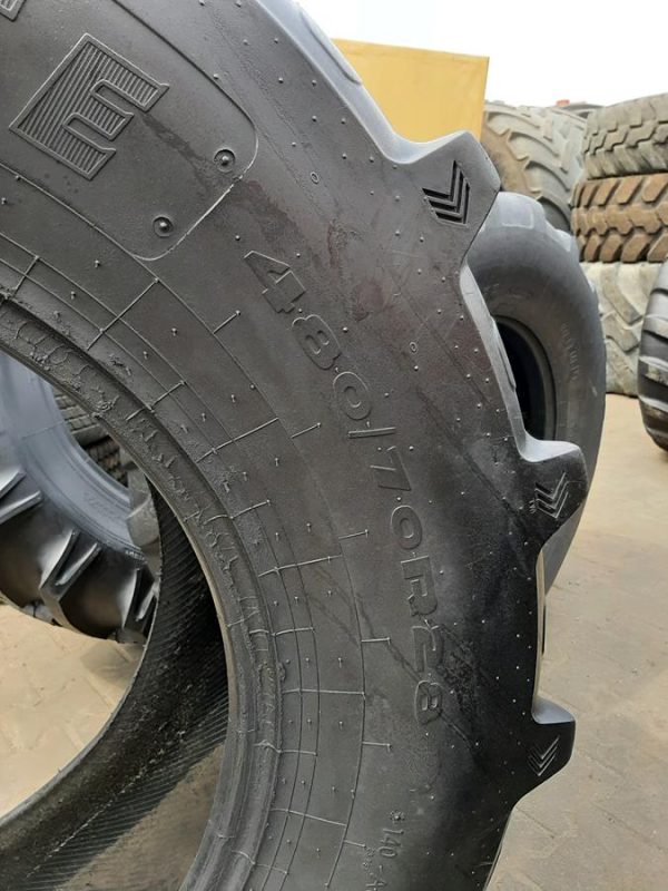 Opona używana rolnicza 480/70R28 ALLIANCE FARMPRO RADIAL 70 1000zł W4435 - obrazek 4
