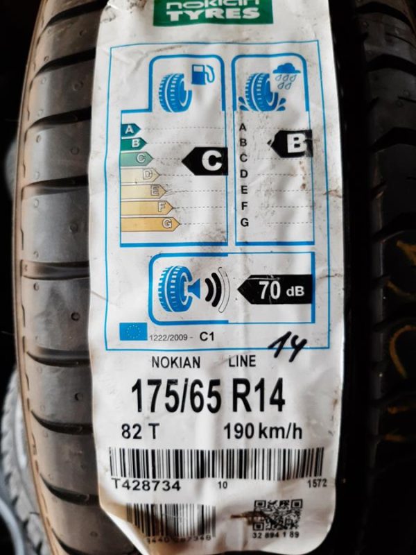 4x Opona nieużywana letnia 175/65R14 NOKIAN LINE A3939