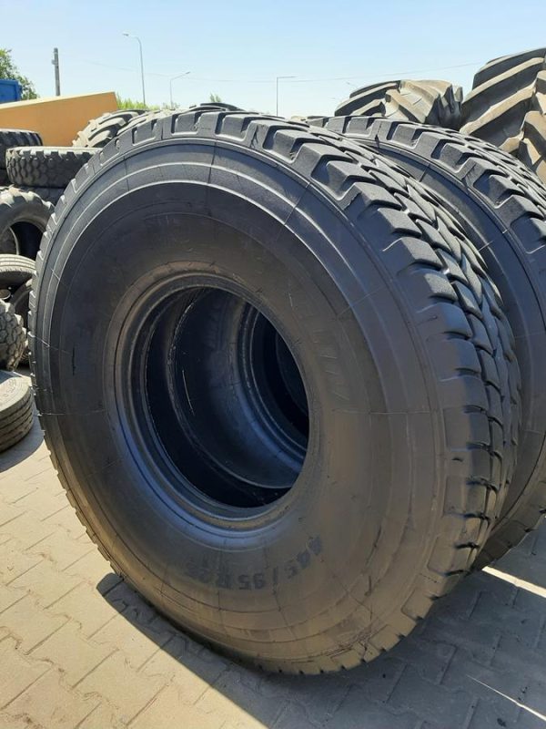 2x Opona używana przemysłowa 445/95R25 MICHELIN X-CRANE+ 3400zł W4448 - obrazek 3