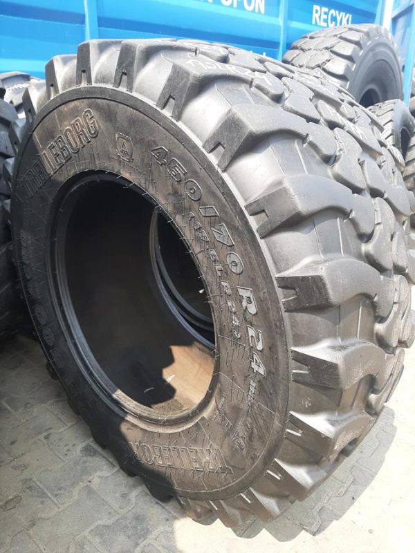 2x Opona używana rolnicza 460/70R24 17.5R24 TRELLEBORG TH500 1100zł W4475 - obrazek 2