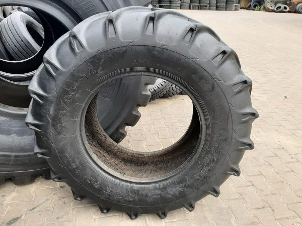Opona używana rolnicza 15.5/80-24 OZKA KNK50; 600zł W4492 - obrazek 2