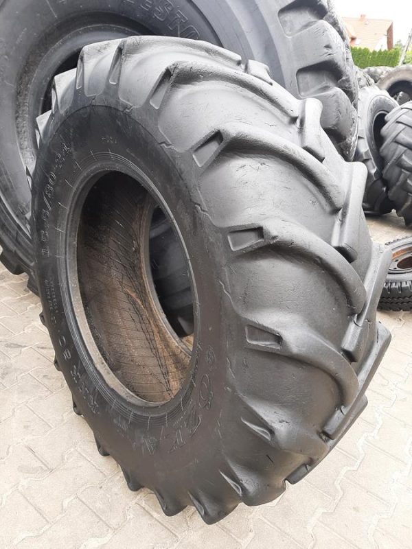 Opona używana rolnicza 15.5/80-24 OZKA KNK50; 600zł W4492 - obrazek 9