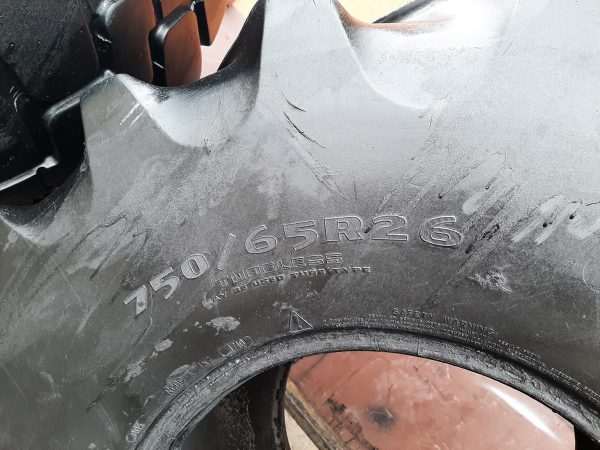 Opona używana rolnicza 750/65R26 GOODYEAR DT280; 3000zł W4499 - obrazek 7