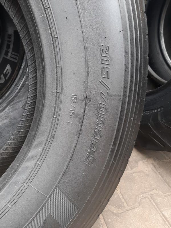 Opona używana ciężarowa 315/70R22.5 FULDA REGIOCONTROL 3; 700zł C2527 - obrazek 3