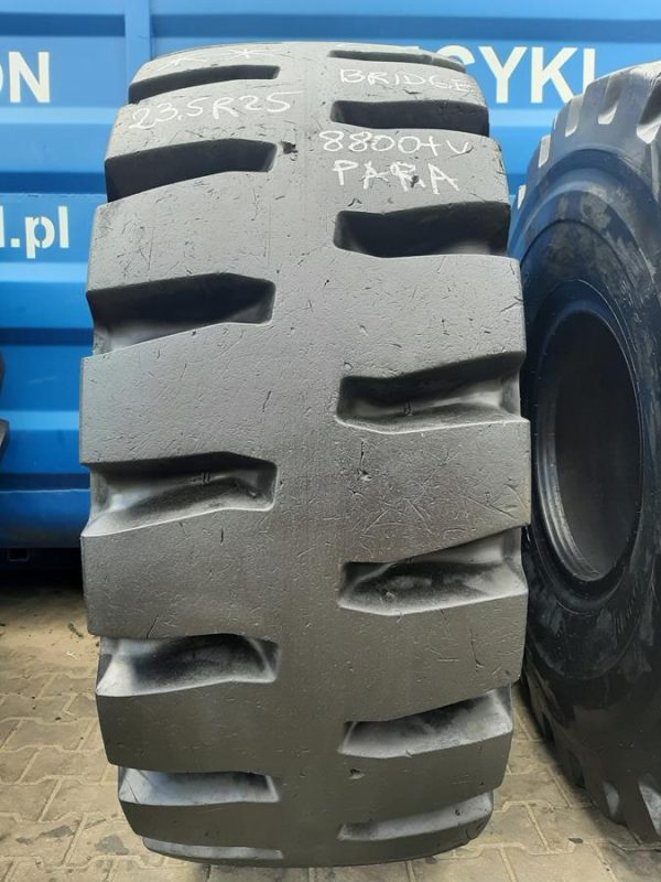 2x Opona używana przemysłowa 23.5R25 BRIDGESTONE 4400zł(szt.) W4509 - obrazek 5