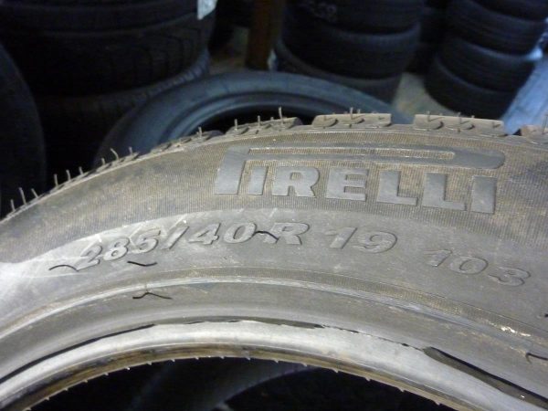 4x Opona nieużywana zimowa 285/40R19 PIRELLI SOTTOZERO WINTER 240 Z1414 - obrazek 3