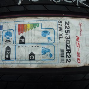 4x Opona nieużywana letnia 225/30R22 NANKANG NS-20 A3456