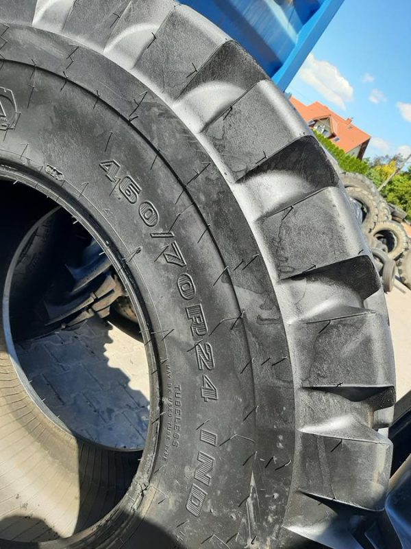 Opona używana rolnicza 460/70R24 FIRESTONE UTILITY DURA FORCE 1300zł W4519 - obrazek 3