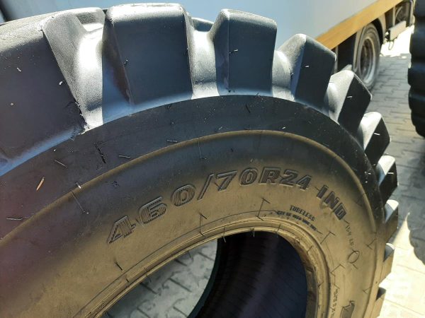 Opona używana rolnicza 460/70R24 FIRESTONE UTILITY DURA FORCE 1300zł W4519 - obrazek 2