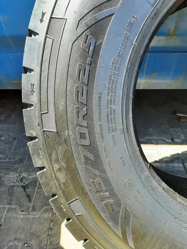 Opona używana ciężarowa 315/70R22.5 AUSTONE ADR 606; 600zł C2533 - obrazek 3