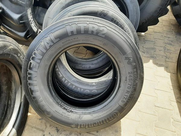 2x Opona używana ciężarowa 245/70R17.5 CONTINENTAL HTR2 300zł C2537 - obrazek 2