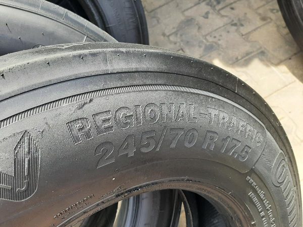 2x Opona używana ciężarowa 245/70R17.5 CONTINENTAL HTR2 300zł C2537 - obrazek 11
