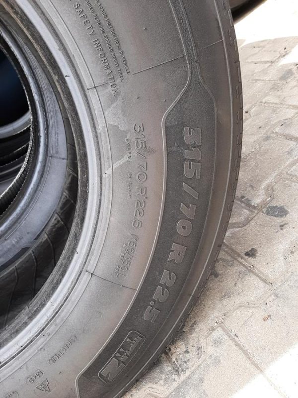 Opona używana ciężarowa 315/70R22.5 MICHELIN XMULTI Z 500zł C2540 - obrazek 3