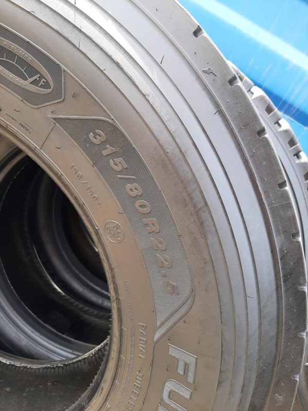 Opona używana ciężarowa 315/80R22.5 GOODYEAR FUELMAX D 600zł C2541 - obrazek 3