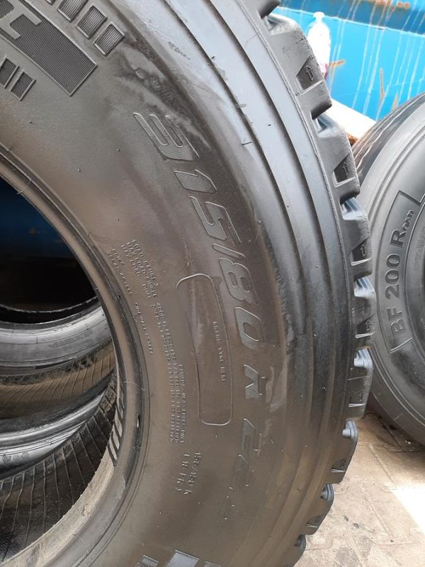 Opona używana ciężarowa 315/80R22.5 PIRELLI TG 01; 600zł C2542 - obrazek 3