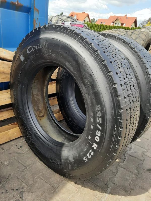 Opona używana ciężarowa 295/80R22.5 MICHELIN X COACH XDA+N 400zł C2547 - obrazek 2