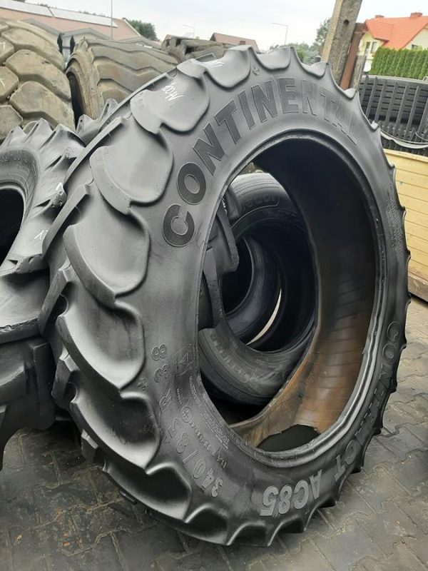 Opona używana rolnicza 340/85R38 13.6R38 CONTINENTAL CONTRACT AC85 700zł W4533 - obrazek 8