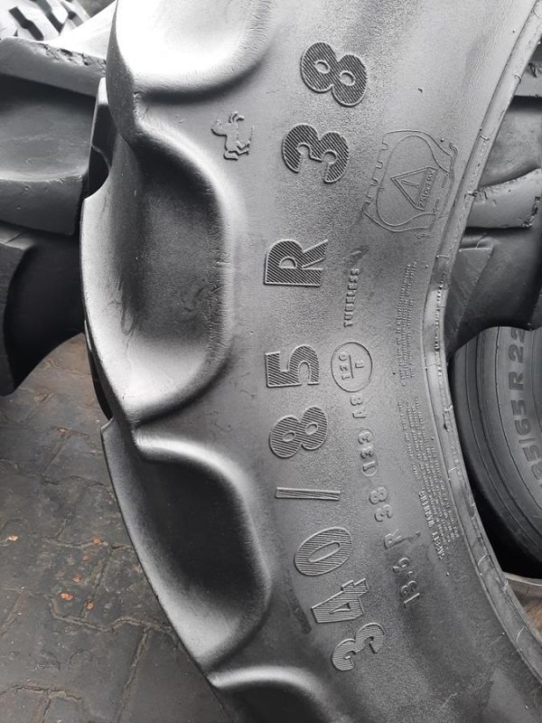 Opona używana rolnicza 340/85R38 13.6R38 CONTINENTAL CONTRACT AC85 700zł W4533 - obrazek 3